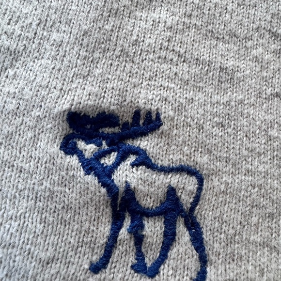 Abercrombie & Fitch Muscle Fit V-neck Sweater Men Size Large - Picture 5 of 6